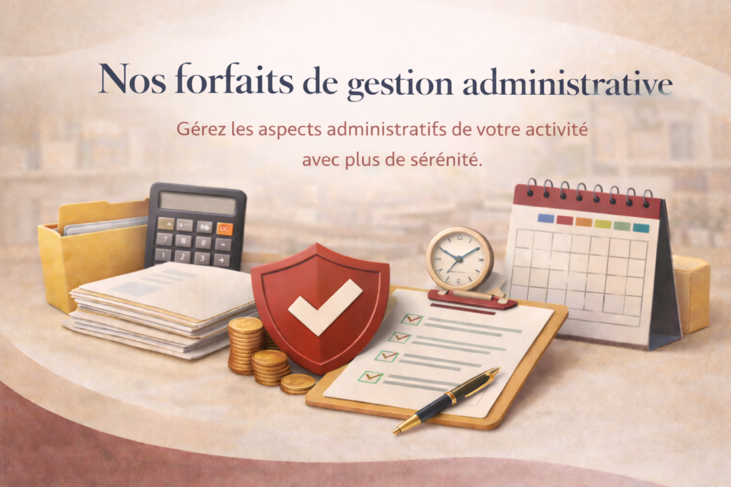 Image de présentation de la page des forfaits de gestion administrative pour commerçants, indépendants, artisans et pharmacies