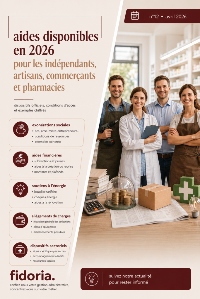 ACRE, ARCE, aides à l’emploi, transition énergétique, dispositifs pour pharmacies : découvrez les aides officielles disponibles en France en 2026 et leurs conditions d’accès.