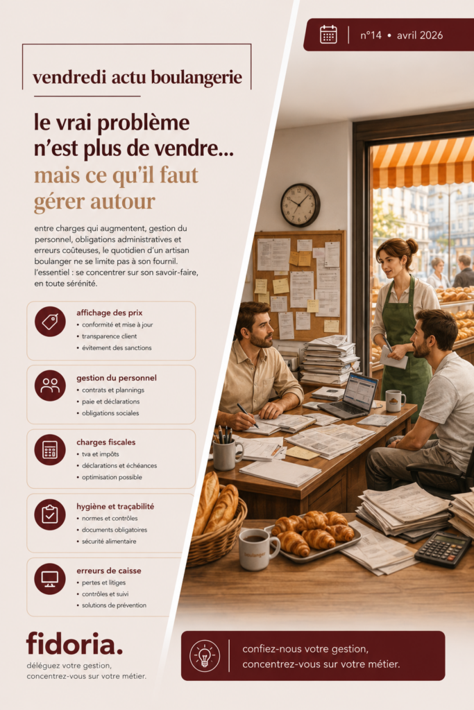 Tour d’horizon des actualités des boulangeries : tendances du secteur, réglementation, coûts, organisation et enjeux 2026. Un résumé clair pour les professionnels.