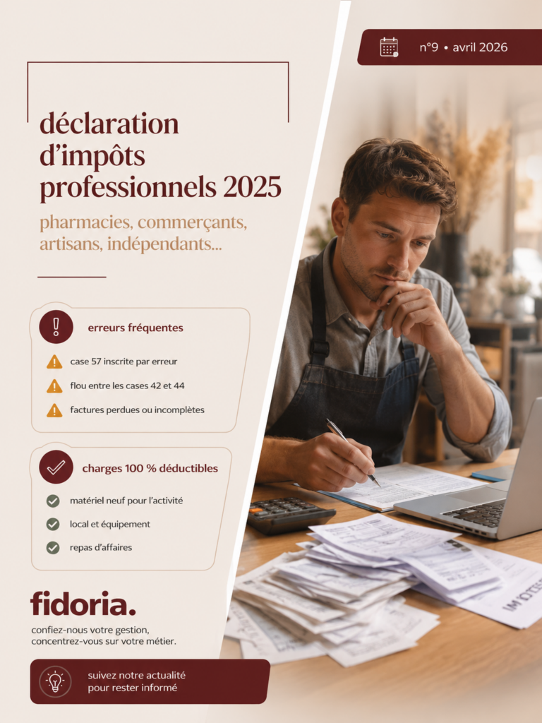 Déclaration d’impôts 2025 : charges déductibles, erreurs à éviter, cases clés… tout ce que les indépendants doivent savoir pour sécuriser leur déclaration.