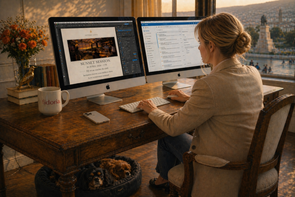 Forfait visibilité digitale Fidoria : communication locale, réseaux sociaux et présence en ligne pour petites entreprises