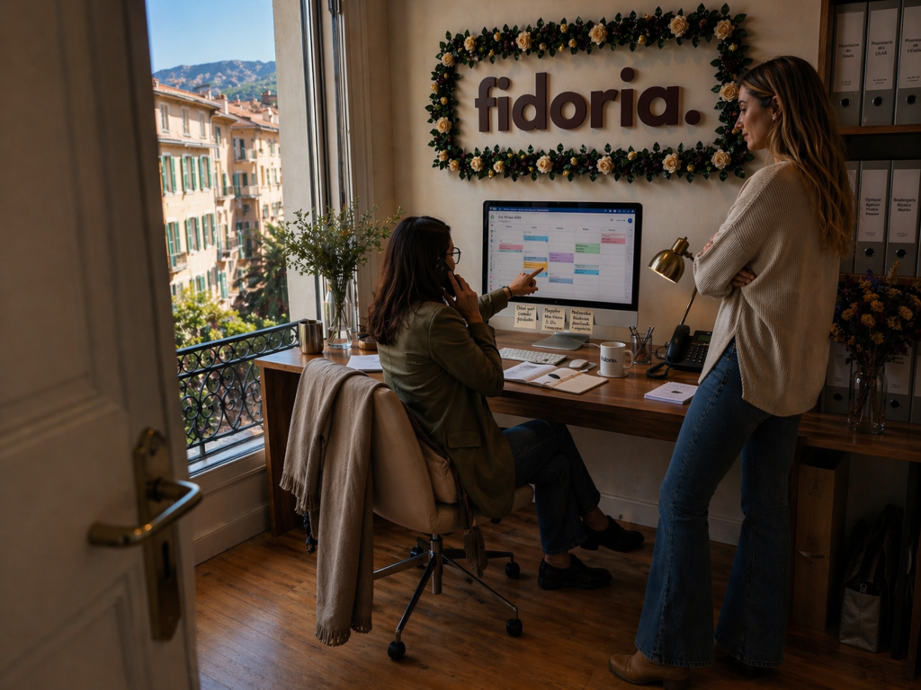 Page contact Fidoria : échange, devis et entretien découverte pour entreprises et indépendants